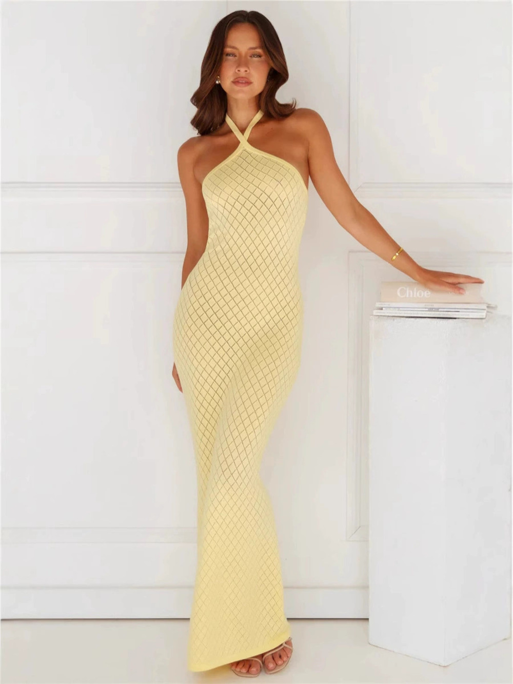 ZARA New Womens Solid Sexy Knit Beach Dress Bikini Swimsuit Cover Up